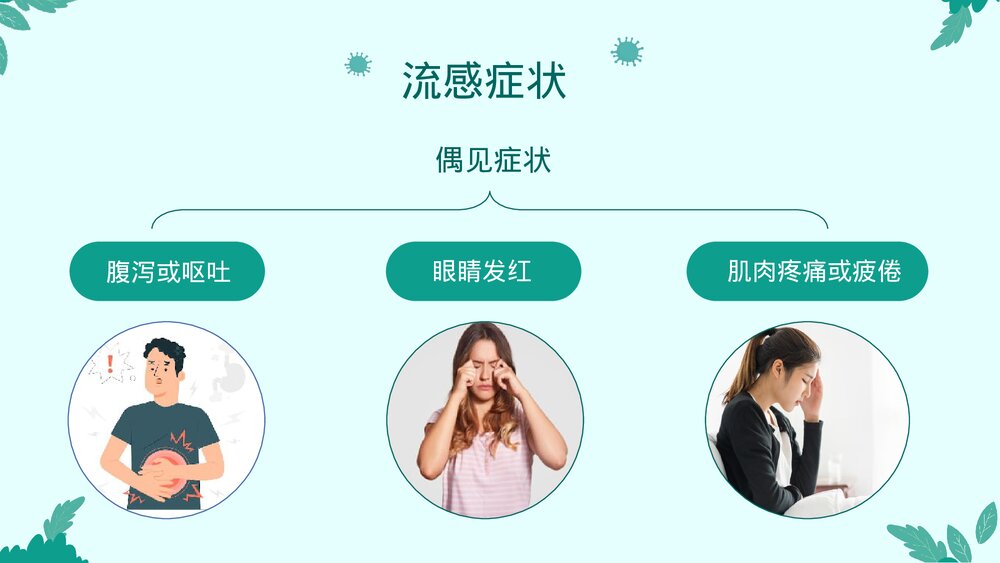 预防流感甲流主题宣传教育PPT课件(带内容)9