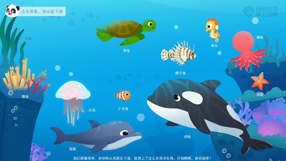 《神秘的海洋生物》幼儿园中班科学教育主题PPT课件(含word教案)6