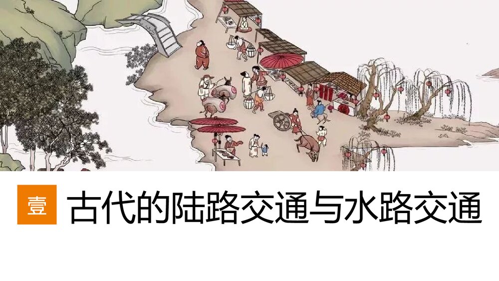 历史&middot;部编版&middot;经济与社会生活(选择性必修2)-[新] 课件4：第12课 水陆交通的变迁pptx 同2