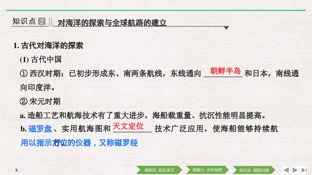 历史&middot;部编版&middot;经济与社会生活(选择性必修2)-20-21版：第12课 水陆交通的变迁PPT 第五单元8