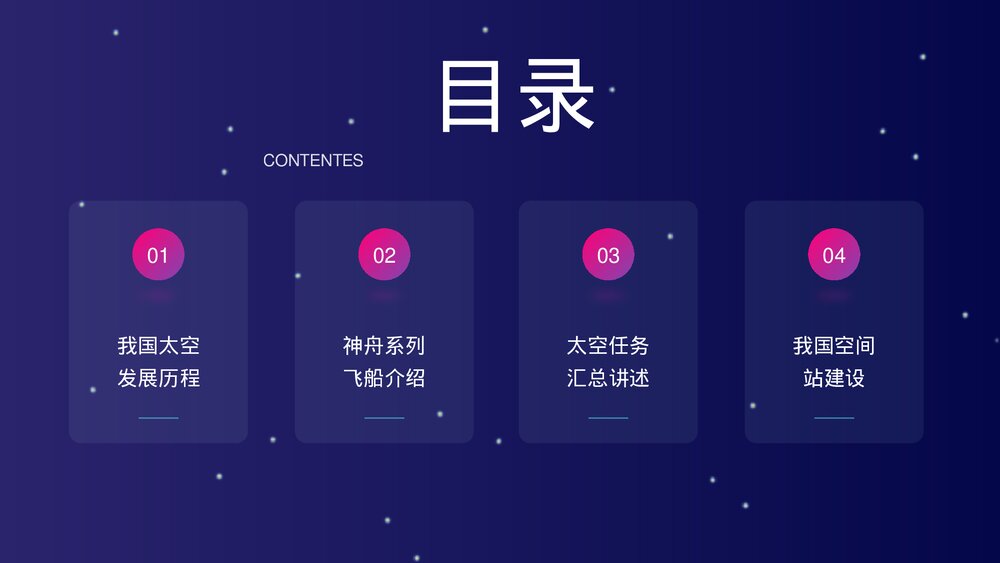 中国宇航员太空主题教育PPT课件下载2