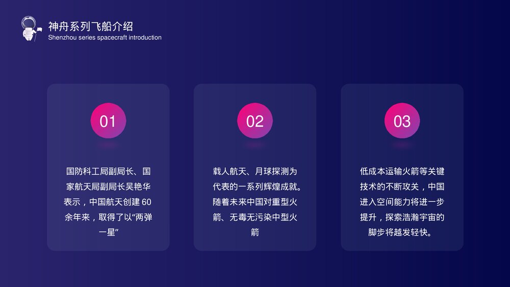 中国宇航员太空主题教育PPT课件下载10