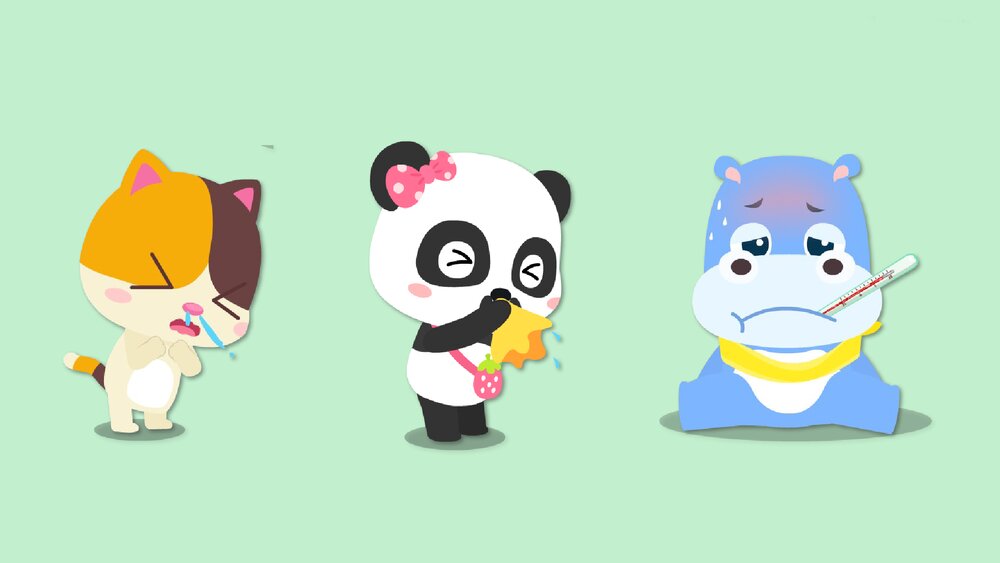 《小猪感冒了》幼儿园小班健康教育主题PPT课件(含word教案)3