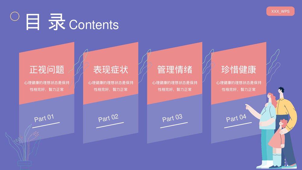 心理健康及维护主题教育PPT课件下载(带内容)2