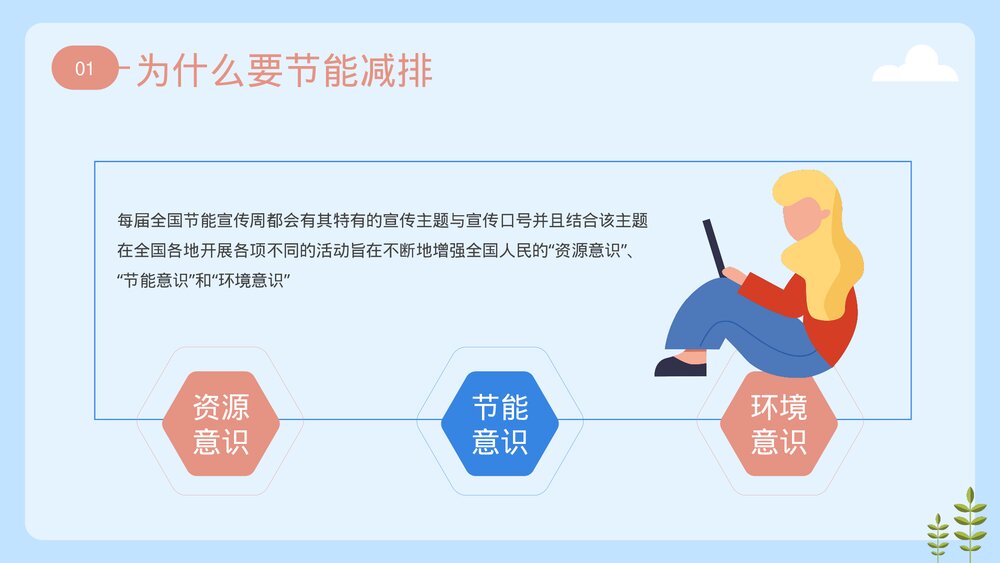 《绿色低碳节能先行》节水节能主题教育PPT课件下载4