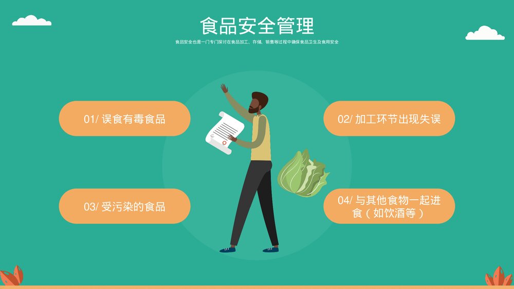 食品安全主题教育PPT课件下载(带内容)5