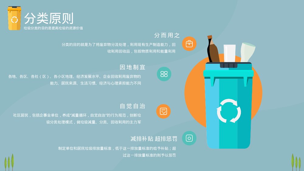 《垃圾不落地家园更美丽》垃圾分类教育主题PPT课件下载(带内容)9