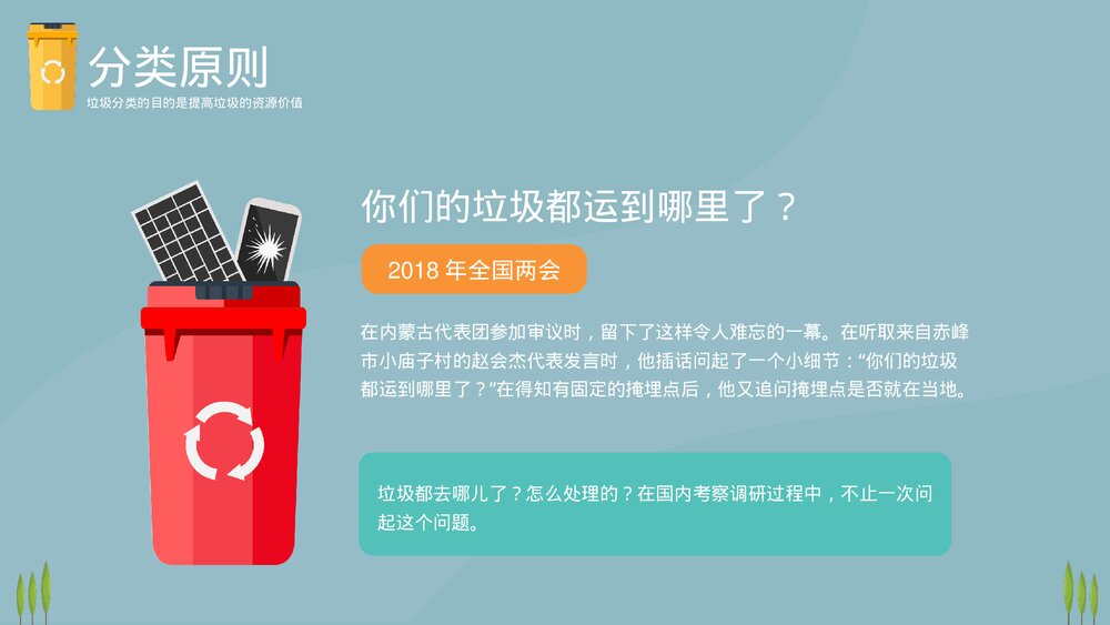 《垃圾不落地家园更美丽》垃圾分类教育主题PPT课件下载(带内容)10