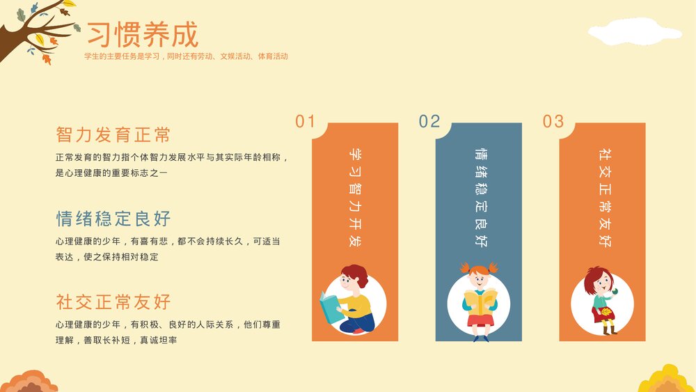 儿童青少年学习习惯养成PPT课件下载（带内容）6