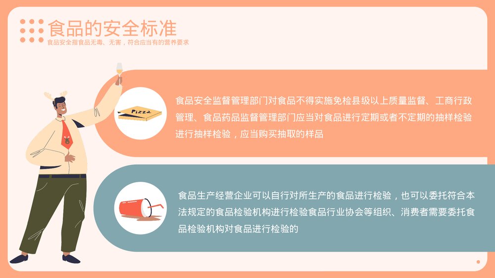 注重食品安全教育PPT课件下载（带内容）9