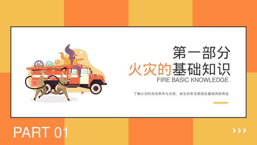 中小学生消防安全主题教育培训班会PPT课件下载(带内容)3