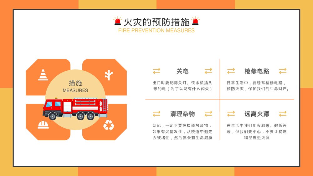 中小学生消防安全主题教育培训班会PPT课件下载(带内容)10