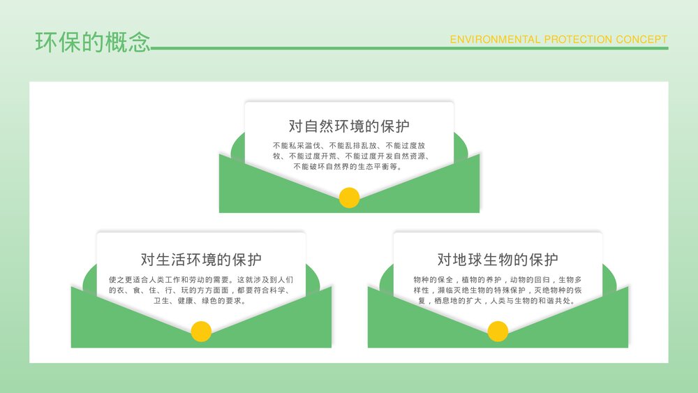 插画风环境保护主题教育PPT课件下载(带内容)6