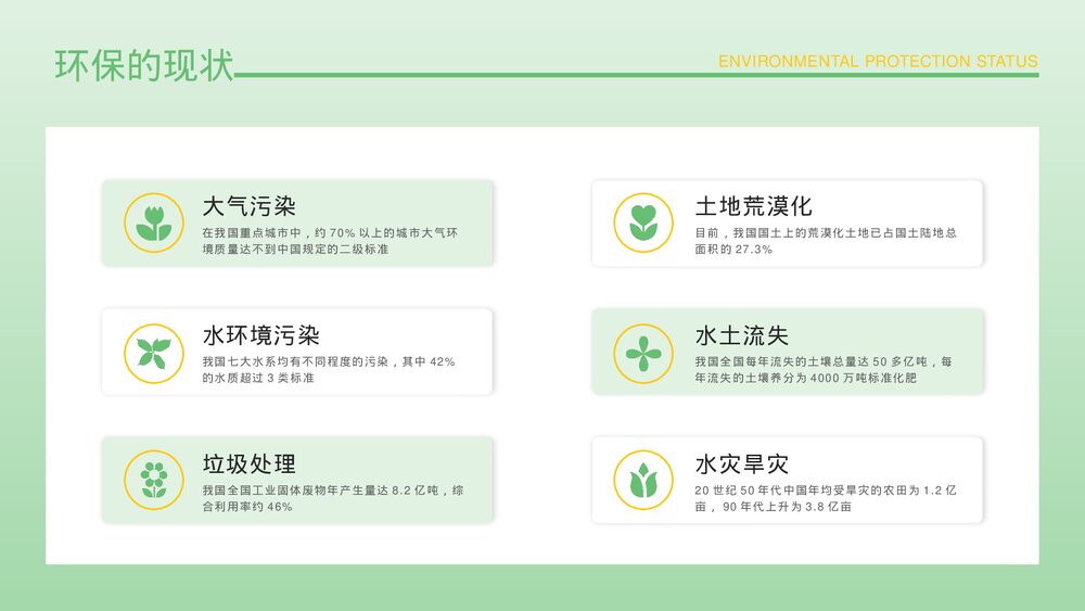 插画风环境保护主题教育PPT课件下载(带内容)10