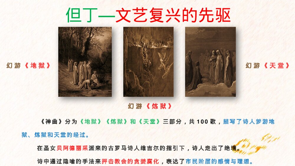 九年级历史上册第14课《文艺复兴运动》教学PPT课件10