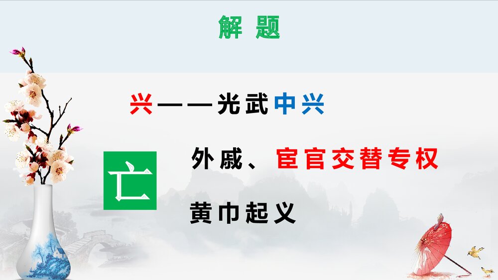 七年级历史上册第13课《东汉的兴亡》教学PPT课件4