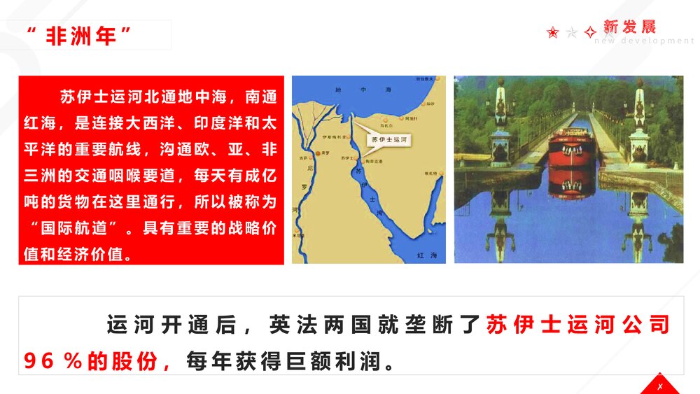 九年级历史下册《亚非拉国家的新发展》教育教学PPT课件7