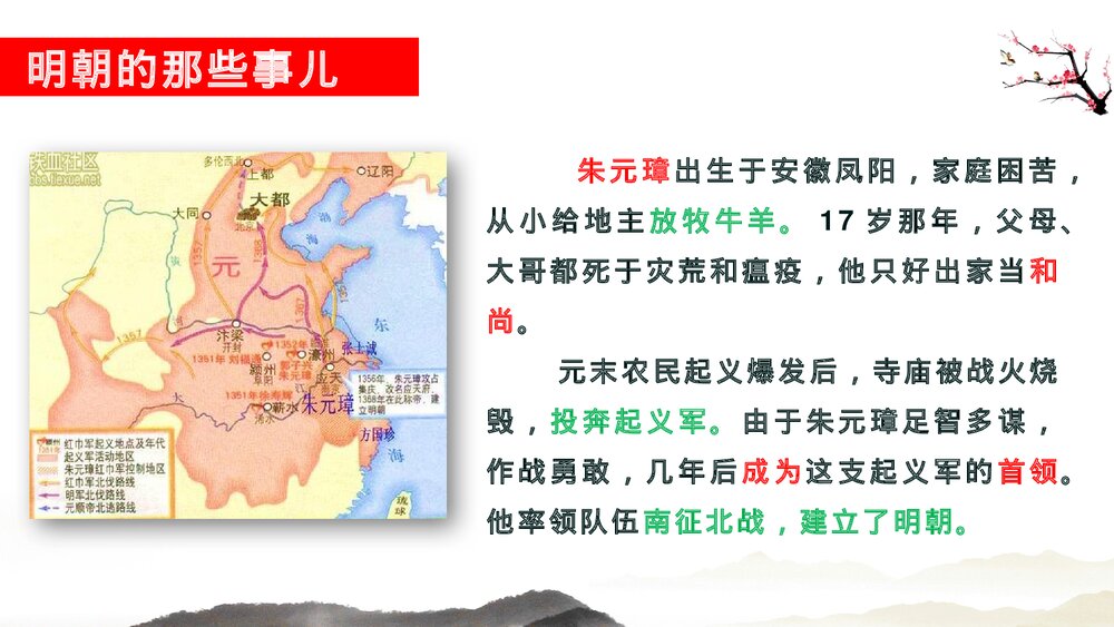初中历史七年级下册第三单元第十四课《明朝的统治》教育教学PPT课件4