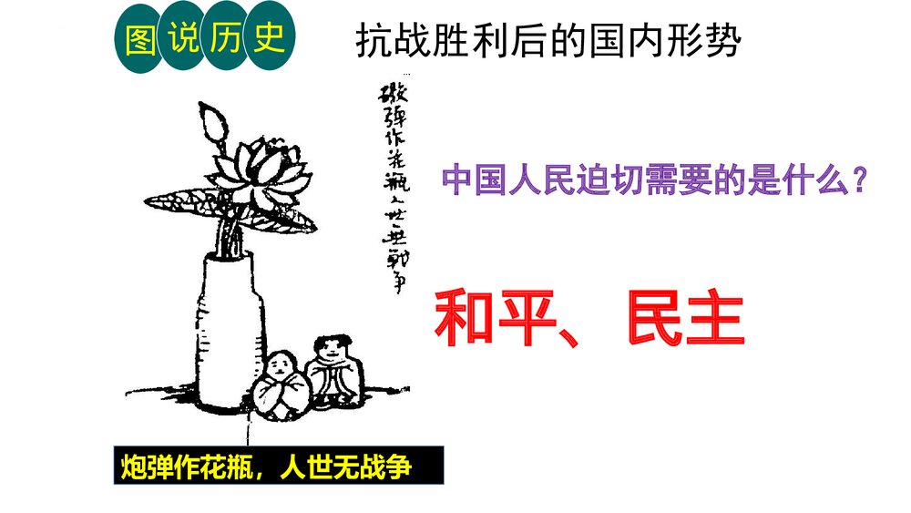 高一历史上册纲要第25课《人民解放战争》教学PPT课件3