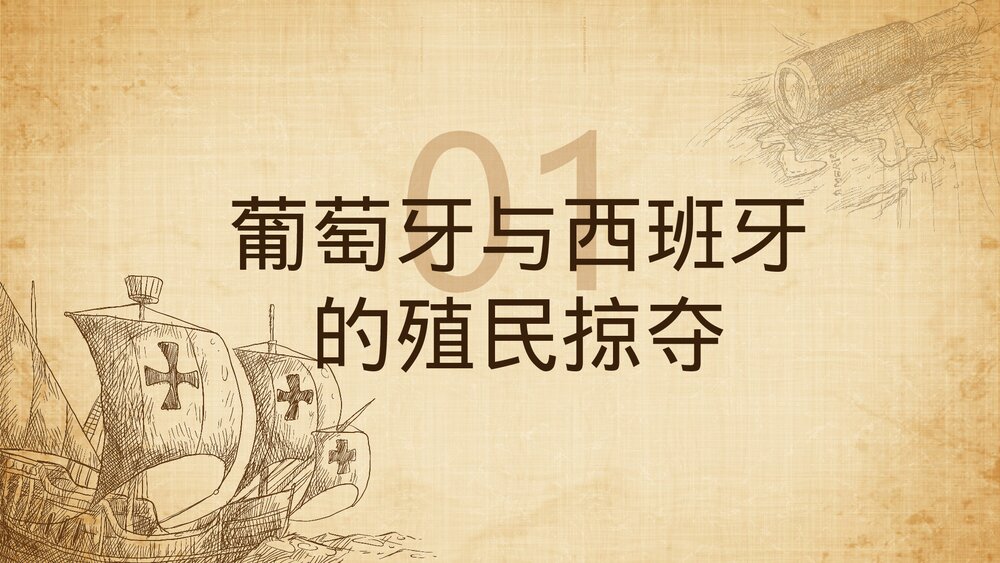 九年级历史上册第17课《早期的殖民掠夺》教育教学PPT课件3