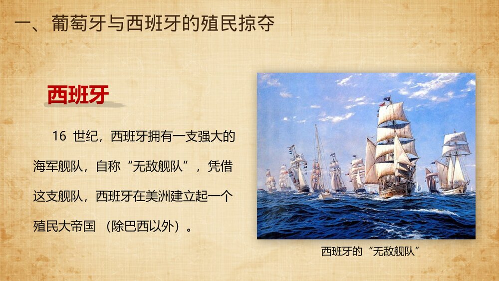 九年级历史上册第17课《早期的殖民掠夺》教育教学PPT课件6