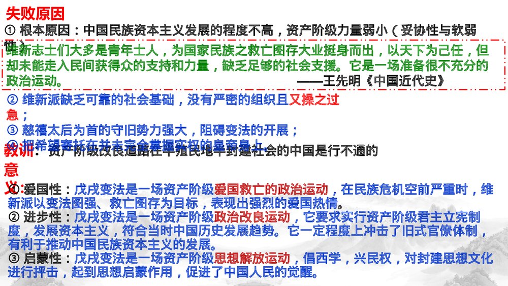 高一历史上册第18课《挽救民族危亡的斗争》教学PPT课件10