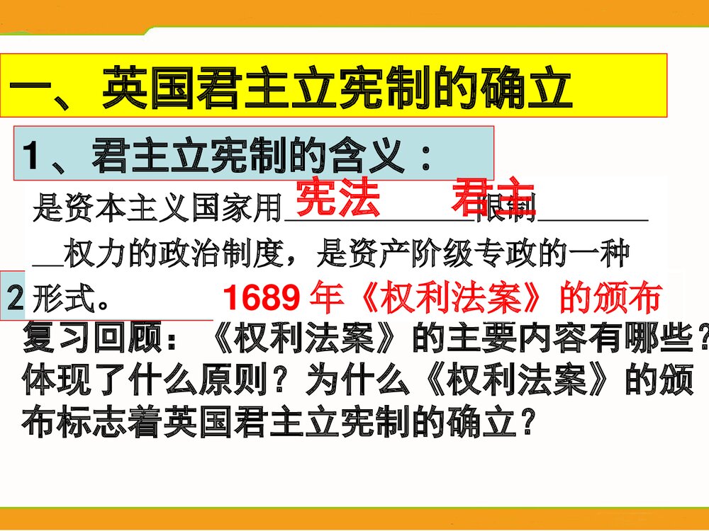 （人民版选修2)专题2第2节《实现民主的政治构建》历史教学PPT课件4