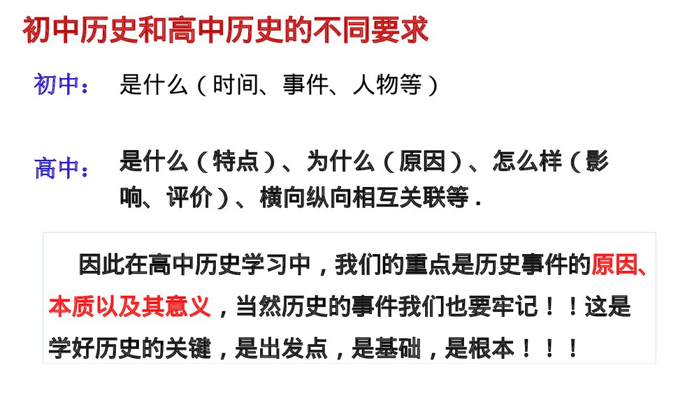 高中历史统编版·必修中外历史纲要上册导言课--高中历史课程概述PPT课件5