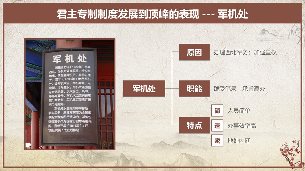 人教版·高中历史必修一第一单元第4课《明清君主专制的强化》教育教学PPT课件7