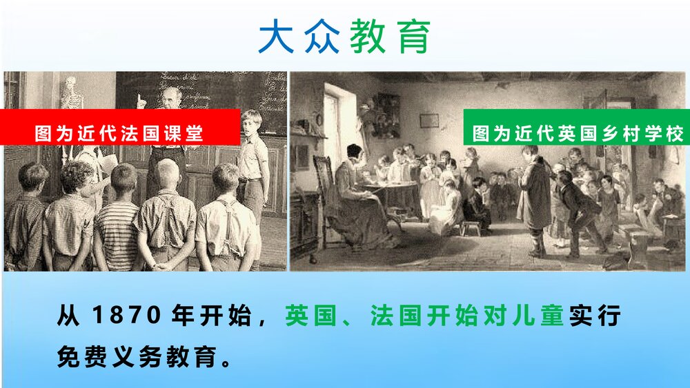 初中九年级历史下册第6课《工业化国家的社会变化》教育教学PPT课件7
