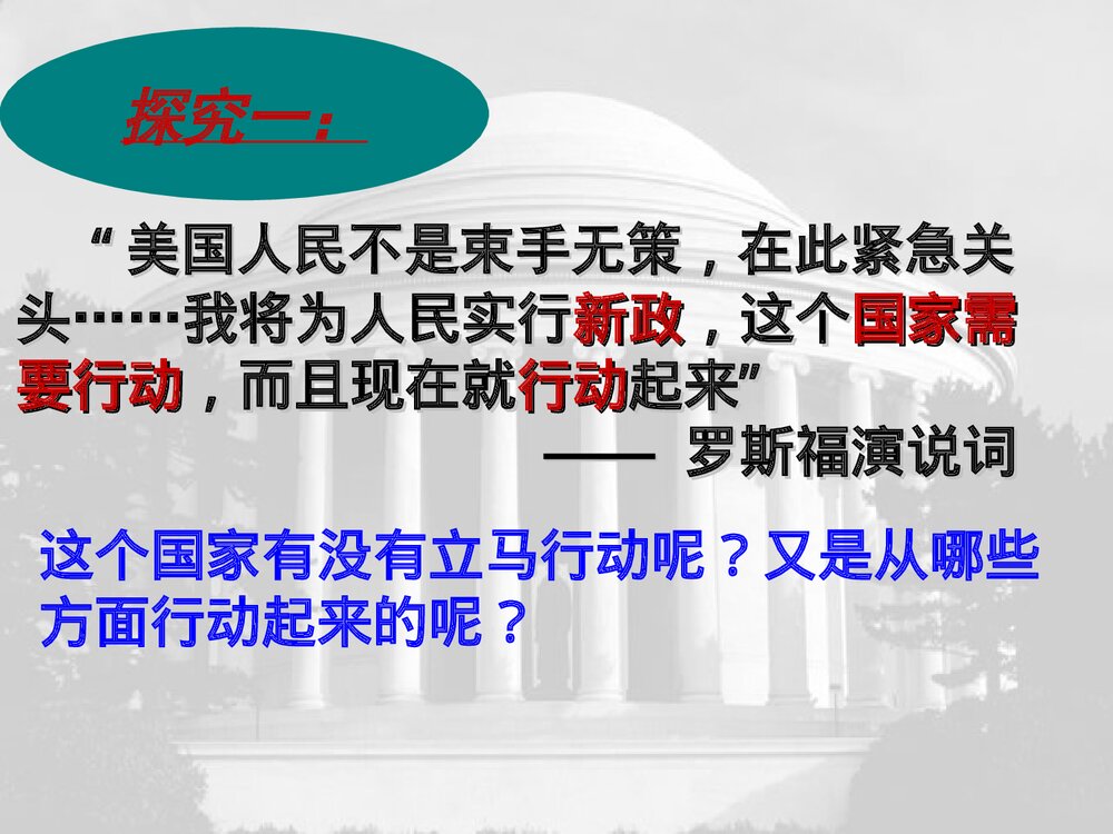 高中历史人教新课标必修2第6单元第18课《罗斯福新政》教学PPT课件8