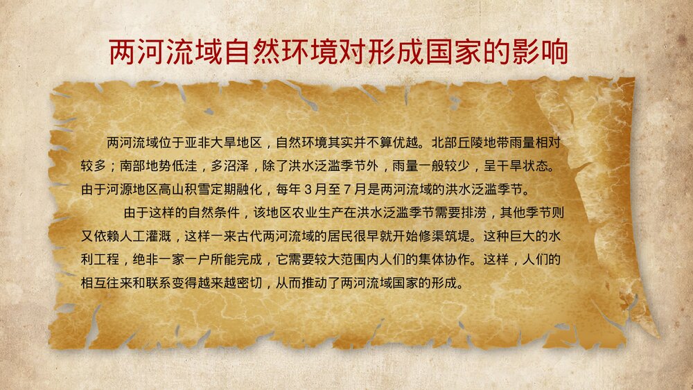 九年级历史上册第2课《古代两河流域》教学PPT课件8