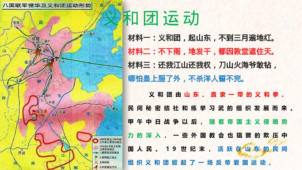 八年级历史下册第7课《抗击八国联军》教育教学PPT课件下载2