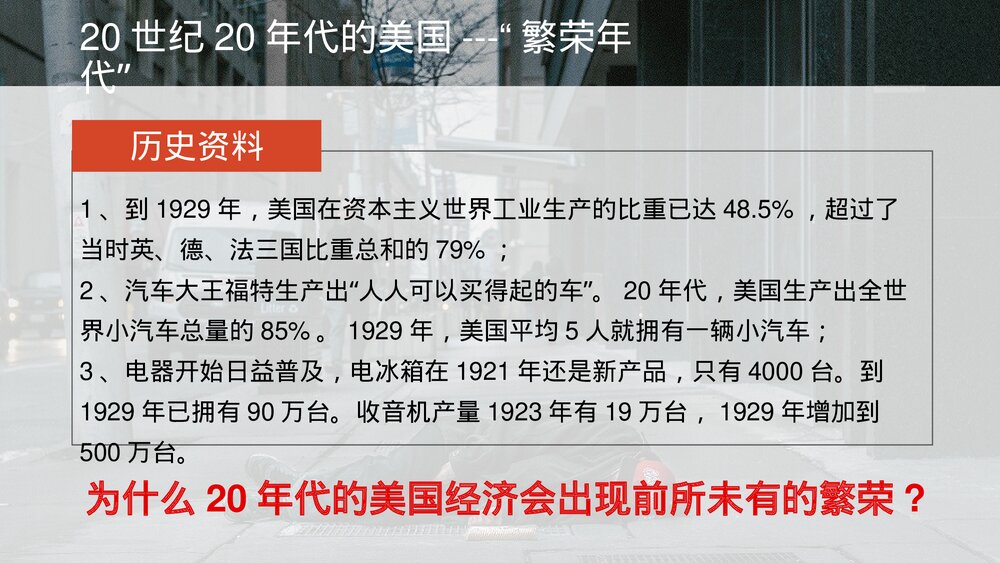 初中历史高一第六单元《空前严重的资本主义世界经济危机》教育教学PPT课件4