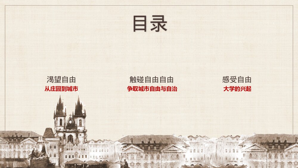 九年级历史上册第10课《中世纪城市和大学兴起》教学PPT课件2