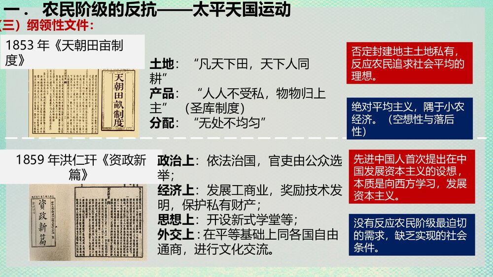 高一历史必修上册《第17课国家出路的探索与列强侵略的加剧》教学PPT课件6