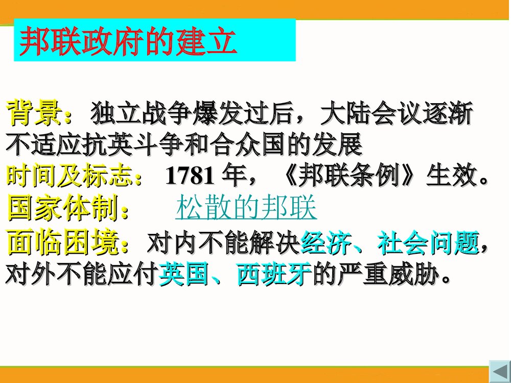 (人民版选修2)专题2第3节《美国式的资产阶级民主》教学PPT课件4
