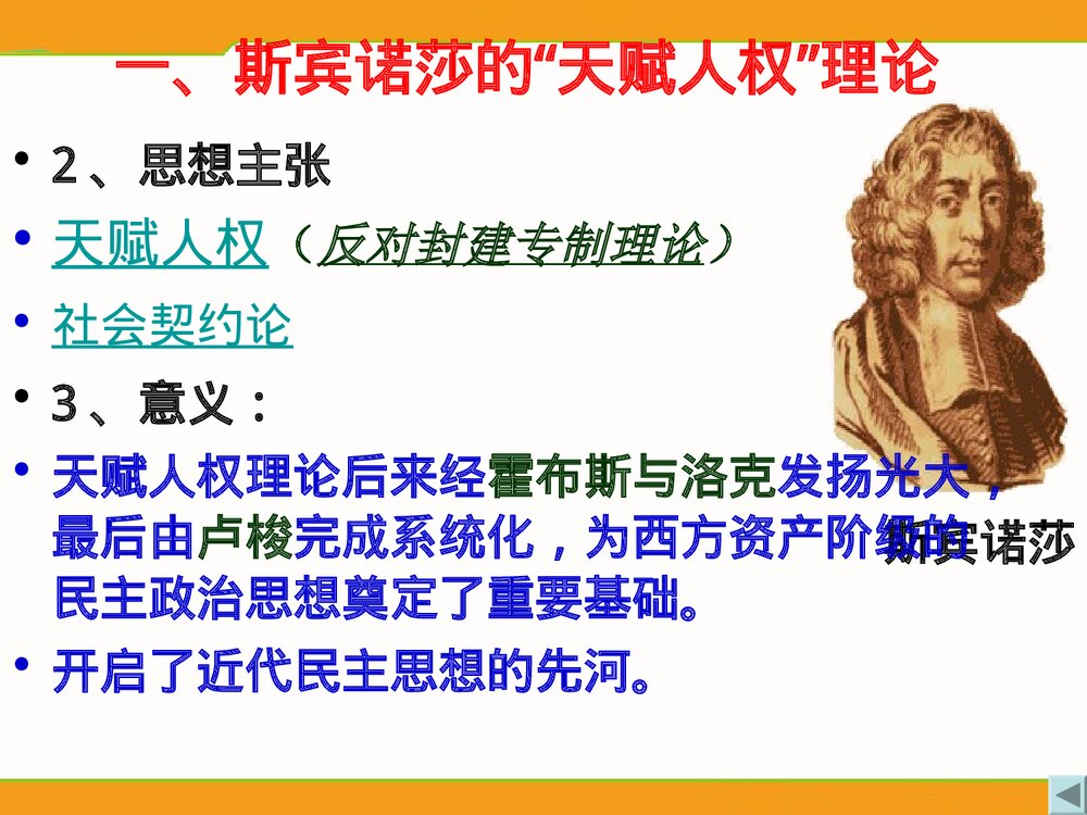 (人民版选修2)专题1第2节《近代民主理论的形成》历史教学PPT课件10