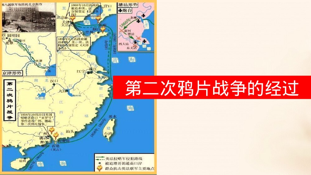 八年级历史下册第2课《第二次鸦片战争》初中教育教学PPT课件6