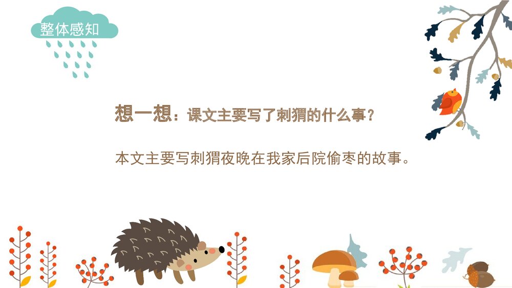 部编版·语文三年级上册《带刺的朋友》教育教学PPT课件7