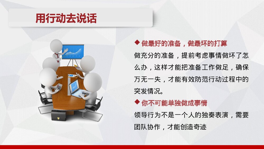 商务团队凝聚力培训课程之行动管理PPT课件下载10