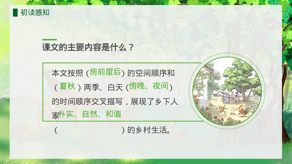 人教版·语文四年级下册《乡下人家》教育教学PPT课件4