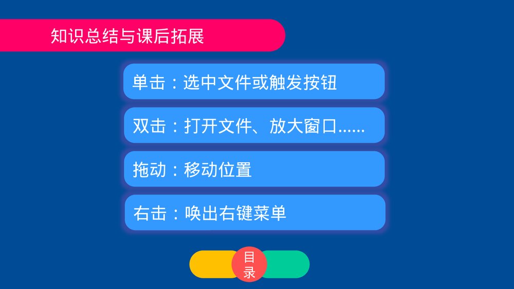 四年级信息技术上册第四课《鼠标的操作》教育教学PPT课件9
