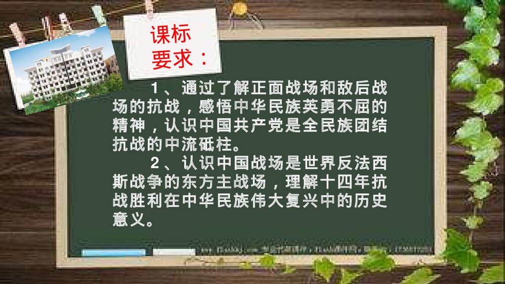 高一历史纲要上第24课《全民族浴血奋战与抗日战争的胜利》教学PPT课件2