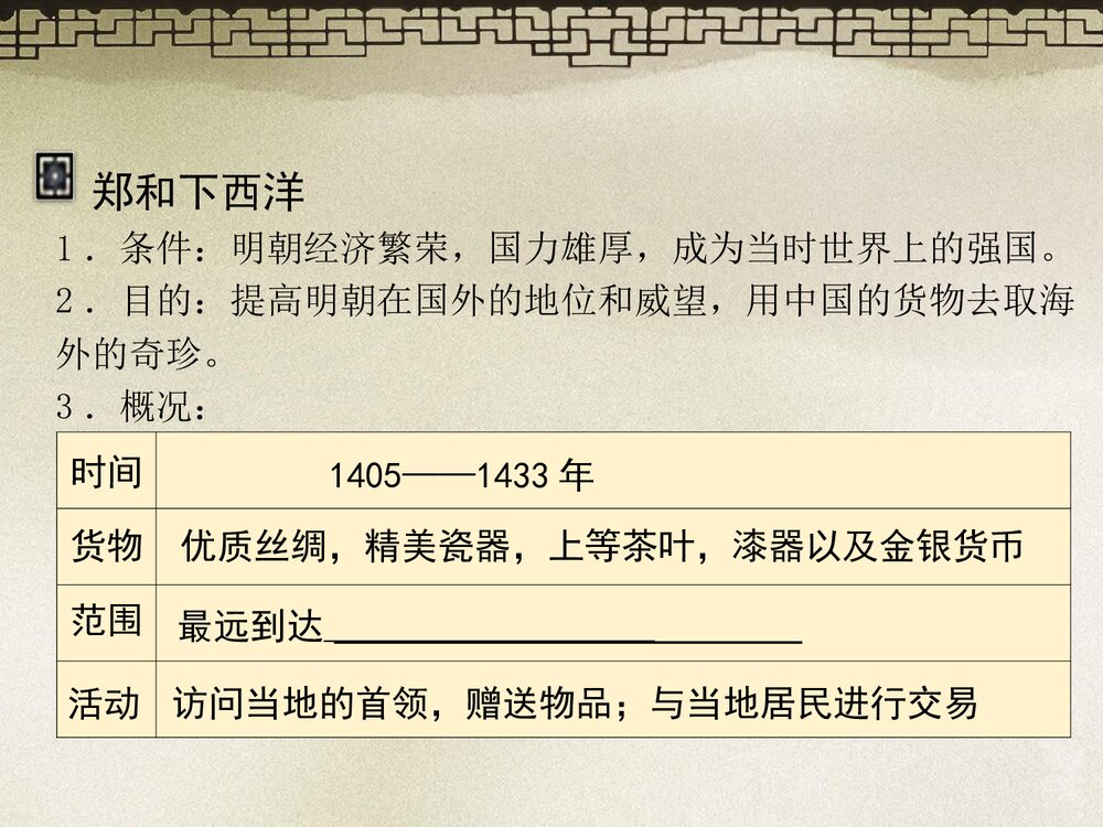 人教版七年级历史下册《第15课 明朝的对外关系》教学PPT课件6