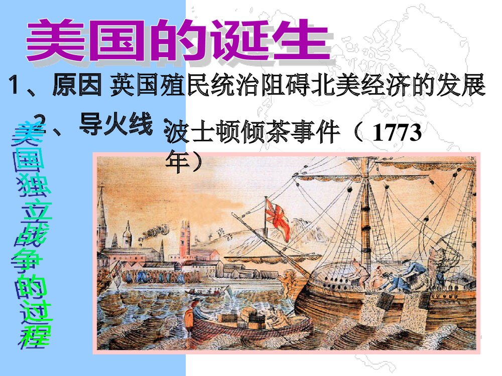人教版九年级上册历史《第12课美国的诞生》PPT课件7