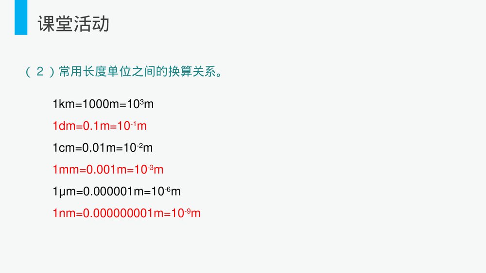 人教版八年级物理上册《长度和时间的测量》教学PPT课件6