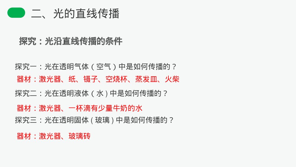 人教版八年级物理上册《光的直线传播》教学PPT课件9