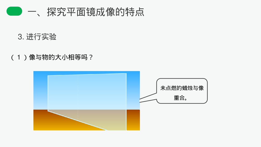 人教版八年级物理上册《平面镜成像》教学PPT课件9