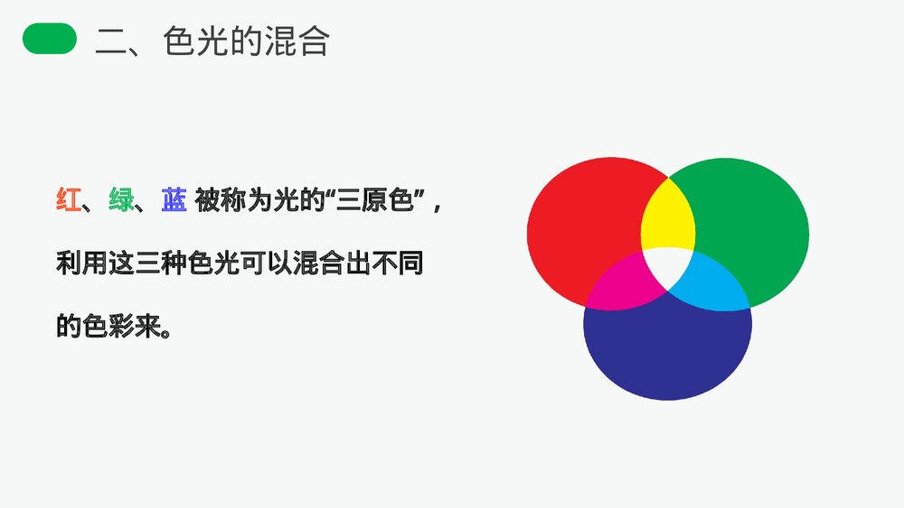 人教版八年级物理上册《光的色散》教学PPT课件8